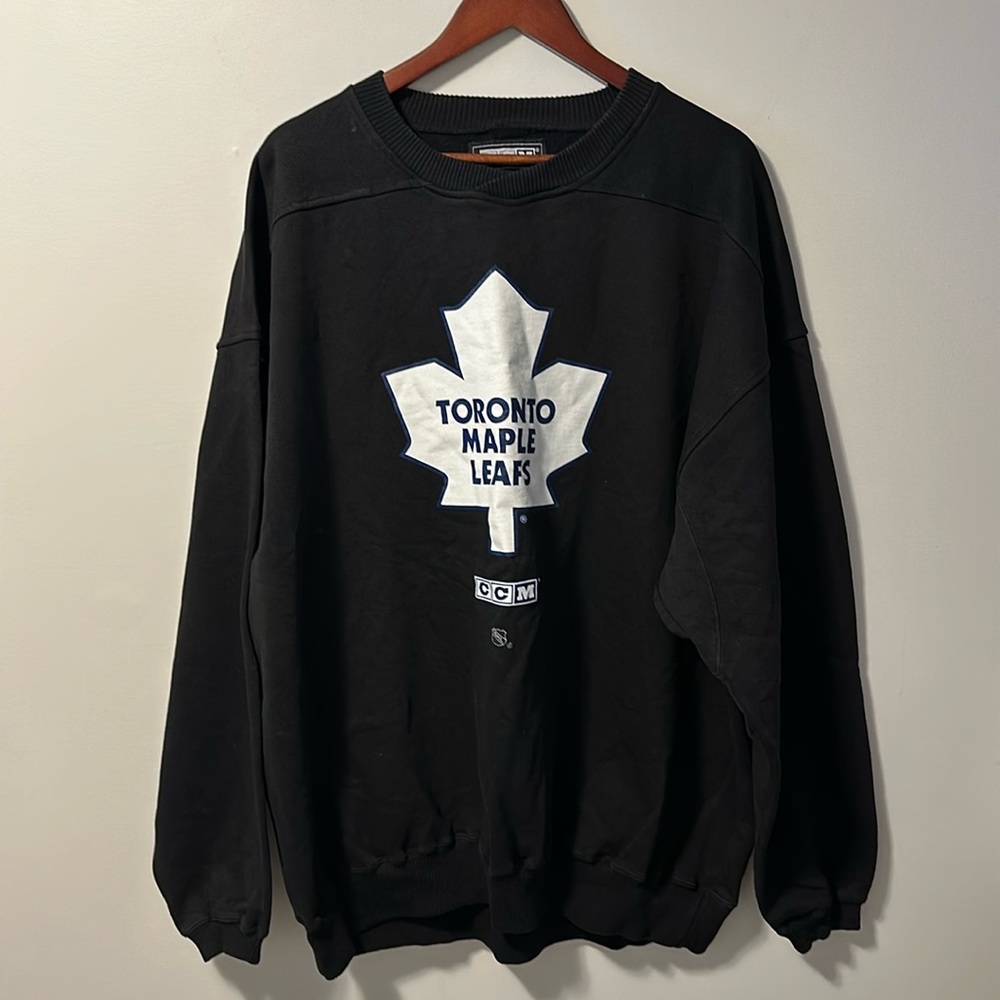 CCM Toronto Maple Leafs heavyweight sweatshirt men’s sz xxl NWOT